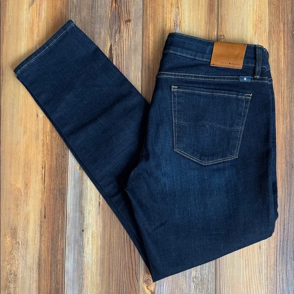 Lucky Brand Lolita Skinny Jeans Size 8/29 Dark Wash - Picture 7 of 8